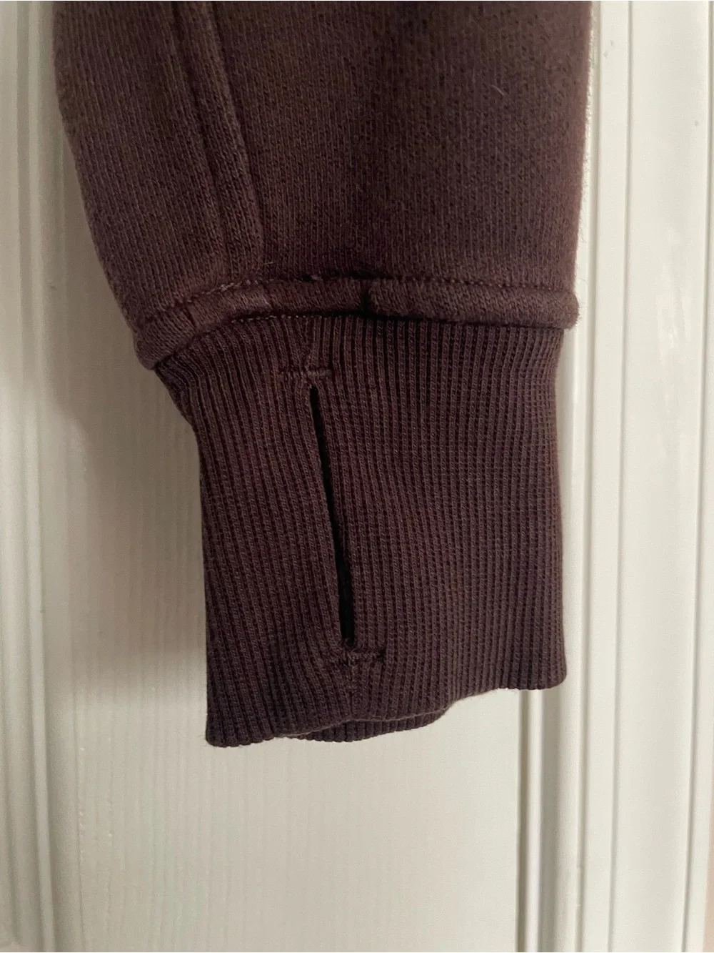 Lululemon Women's XS/S Scuba Espresso Brown Half-Zip Hoodie Sweatshirt